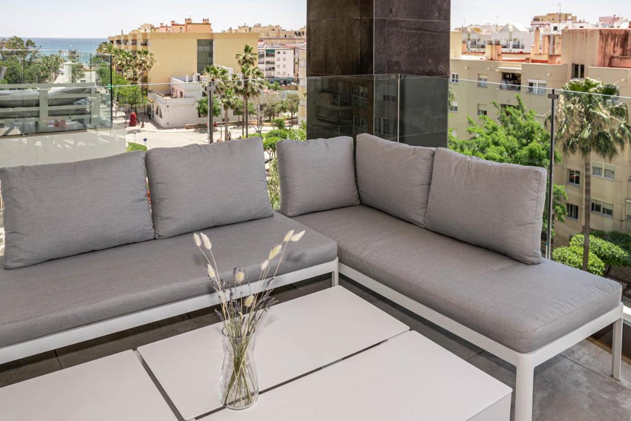 Inf45P- Modern 3 Bed City Apartment Next To Beach Estepona Buitenkant foto